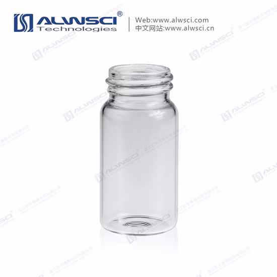 Frascos de cintilação Alwsci Frasco de armazenamento de vidro transparente de 20 ml